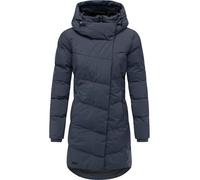 Ragwear Cappotto invernale impermeabile da donna, caldo trapuntato con colletto in pile e cappuccio, Pavla Soft YOUMODO XS-6XL, blu navy, 5XL