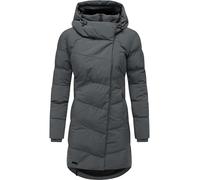 Ragwear Cappotto invernale impermeabile da donna, caldo trapuntato con colletto in pile e cappuccio, Pavla Soft YOUMODO XS-6XL, grigio., XL
