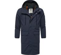 Ragwear Cappotto invernale lungo impermeabile da uomo con cappuccio Mr Them Long YOUMODO S-3XL, Navy25, S