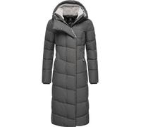 Ragwear Cappotto invernale 'Pavla' grigio scuro / bianco Donna Ragwear 4XL grigio scuro / bianco