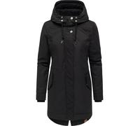 Ragwear Cappotto lungo da donna caldo invernale con coulisse interna in vita Cannas YOUMODO XS-3XL, Nero , M