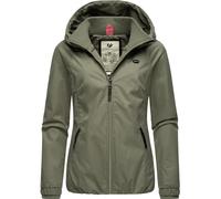 Ragwear Dizzie Intl - Giacca leggera da donna, impermeabile, con cappuccio, taglie XS-6XL, Olive024, M