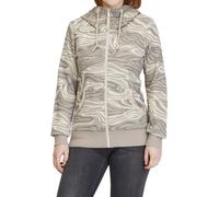 Ragwear - Felpa con cappuccio e zip - Neskia Print Zip Bone per Donne in Cotone - Taglia S - Beige