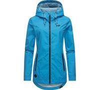 Ragwear Giacca da donna leggera da mezza stagione, impermeabile, con cappuccio regolabile, Zuzka Intl XS-6XL, Sky Blue024, XL