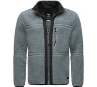Ragwear Giacca di pile funzionale 'Noory' grigio basalto / nero Uomo Ragwear S grigio basalto / nero