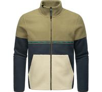 Ragwear Giacca di pile 'Lonndy' marino / oliva / canna / abete / verde pastello Uomo Ragwear XXL marino / oliva / canna / abete / verde pastello