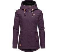 Ragwear Giacca invernale calda da donna con cappuccio Monade Intl XS-6XL, Plum24, L