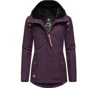 Ragwear Giacca invernale calda da donna con cappuccio Monade XS-6XL, Plum24, XXXXL