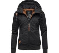 Ragwear Giacca invernale calda da donna con cappuccio rimovibile Jotty Winter Intl XS-XXL, Black22, M