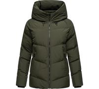 Ragwear Giacca invernale da donna, calda, impermeabile, con cappuccio, Cessi YOUMODO XS-3XL, verde oliva scuro, S