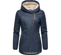 Ragwear Giacca invernale calda impermeabile da donna con cuciture decorative e morbido cappuccio Gordon Intl XS-XXL, Navy22., S