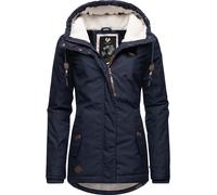 Ragwear Giacca invernale 'Monade' navy / marrone / offwhite Donna Ragwear XXL