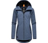 Ragwear Giacca invernale da donna, calda, corta, impermeabile, con cappuccio, Zuzka Winter XS-6XL, Indigo Blue23, S