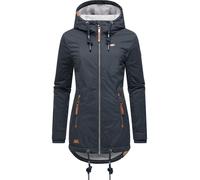 Ragwear Giacca invernale da donna, calda, corta, impermeabile, con cappuccio, Zuzka Winter XS-6XL, Navy22., S
