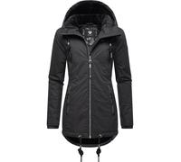 Ragwear Giacca invernale da donna, calda, corta, impermeabile, con cappuccio, Zuzka Winter XS-6XL, Black22, M