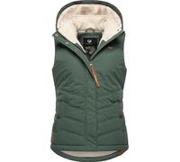 Ragwear Gilet 'Hesty' beige chiaro / marrone / verde scuro Donna Ragwear L