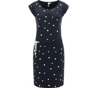 Ragwear Mini abito estivo da donna, a maniche corte, elegante, con cordoncino in vita, Penelope Hearts YOUMODO XS-3XL, blu navy, 3XL