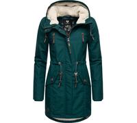 Ragwear Parka invernale 'Elsie' marrone / petrolio Donna Ragwear XL