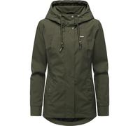 Ragwear Plus Giacca funzionale 'Alvena' verde scuro Donna Ragwear Plus S