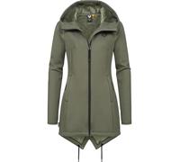 Ragwear Wingi YOUMODO XS-3XL - Cappotto corto in softshell con fodera interna in pile super morbida e calda, verde oliva scuro, XL