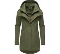Ragwear Ybela - Cappotto lungo da donna, con cappuccio, taglie XS-6XL, Olive24, XS