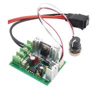 RAHBI Regolatore di velocità del motore con ingranaggio a vite senza fine DC 12V-24V 6V-30V Azionamento a velocità variabile 10A Interruttore di inversione positiva Mini Controller interruttore leisur