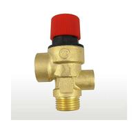 RAHBI Valvola limitatrice di Pressione in Ottone DN15 G1/2 Pollici for scaldabagno Caldaia Serbatoio Acqua Calda valvola di Sicurezza Valore di Controllo 1,5-8 Bar Leisurely (Size : 2.5 Bar)