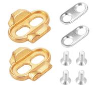 Raheem Set di tacchetti per pedali per bicicletta, 8 pezzi, con viti, accessori per scarpe da bici, pedali, tacchetti per Crank Brothers