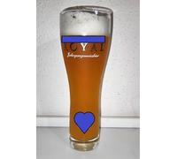 Rahm AngiesStrickZauber venduto: bicchiere da birra bianca ROYAL/bicchieri da birra bianca/bicchiere/birra bianca/bicchiere di grano/0,5 litri