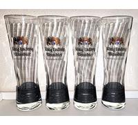 Rahm & AngiesStrickZauber venduto: re Ludwig/edizione speciale / 4 bicchieri da birra bianca/vetro esclusivo/1 x 0,5 litri/in scatola/bicchiere da birra/bicchieri/bicchiere di grano