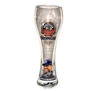 Rahm Bicchiere da birra bianca/Jürgen Klopp/Fanglas/Erdinger/bicchiere da birra di grano, 1 x 0,5 litri, bicchiere Erdinger, Weissbier ist Weekend, senza scatola