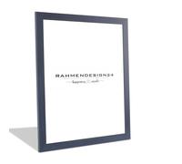 Rahmendesign24 Cornice portafoto Milano 15 x 21 (DIN A5) blu scuro cancellata, cornice intercambiabile, cornice per poster, cornice puzzle