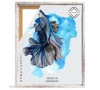 rahmengalerie24 - Cornice a cassetta da 50 x 60 cm, stile vintage, adatta per tele su telaio, in pannello di legno di media densità (MDF)