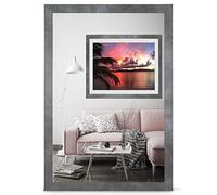 rahmengalerie24 Cornice portafoto 45 x 60 cm, in cemento, legno acrilico, senza passepartout, per foto o immagini, in MDF, senza immagine Alice
