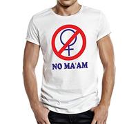 RAHMENLOS T-shirt originale per il fan attivo Al Bundy: No Maam, bianco, XXL