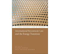 Rahmi Kopar International Investment Law and the Energy Trans (Copertina rigida)