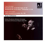 RAI orchestra 1958 G.Caramia/Cologne Rad Symphony No. 2 & 8 / Cello Concer (CD)