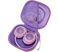 RAIACE Custodia in resina compatibile con cuffie e accessori JBL JR 460 NC, custodia protettiva per il trasporto. - Viola