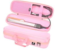 RAIACE Custodia rigida compatibile con la piastra Dyson Airstrait, borsa portaoggetti da viaggio. (in vendita solo la custodia) - Rosa