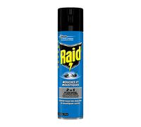 Raid Aerosol mosche e zanzare, 2 in 1, 400 ml