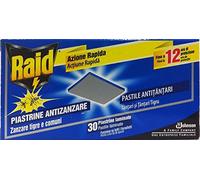 RAID Antizanzare Elettrico Piastrine Laminate 30 Pezzi
