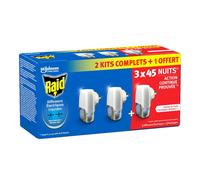 RAID Diffusore Antizanzare Elettrico con 3 Ricariche Ideale per Bambini e Camere