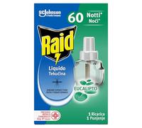 2 pezzi Raid Eucalipto Ricarica Liquida per Diffusore per Zanzare Tigre Comuni