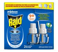 raid insetticida Electrico Liquido Doppia, Pezzi di Ricambio, 2 Pezzi, 90 Notti