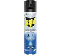 Raid Mosche e Zanzare, Insetticida Spray, Aqua-Base, 1 Confezione da 400 ml | Tecnologia a Base d'Acqua