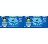 Raid Piastrine Antizanzare Comuni e Tigre, Azione prolungata, Ricarica 30 pezzi (Confezione da 2)