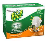 Raid Pyrel elettrico liquido diffusore 45 notti profumo fiore d'arancio (1 diff + 1 rech 27 ml) - Il kit di 1 diffusore e 1 ricarica