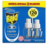 Raid - RAID Liquido Antizanzare - Ricarica Inodore 120 Notti