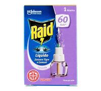2 pezzi Raid LAVANDA Ricarica Liquida per Diffusore per Zanzare 60 Notti 36ml