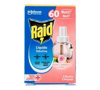 Raid Ricarica Liquida Rosa e Sandalo, 60 Notti, 36ml